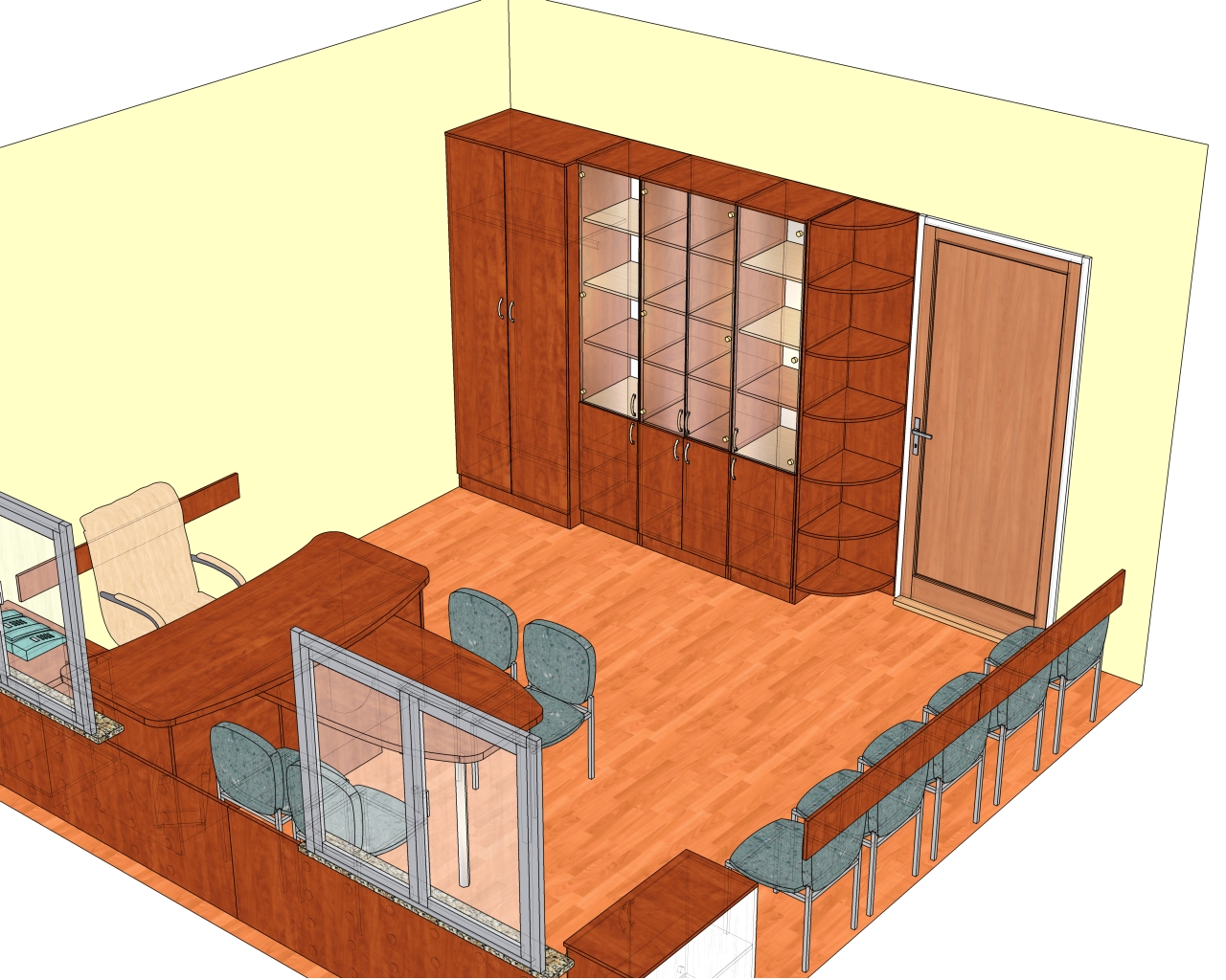 Дизайн кабинета №4